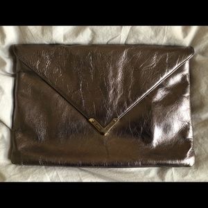 Elaine Turner bronze clutch